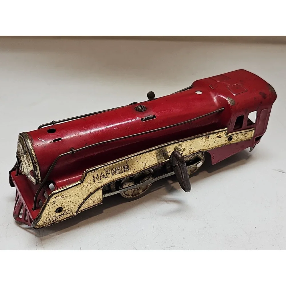 Tin HAFNER O-Gauge Wind-up 1010 Locomotive Train